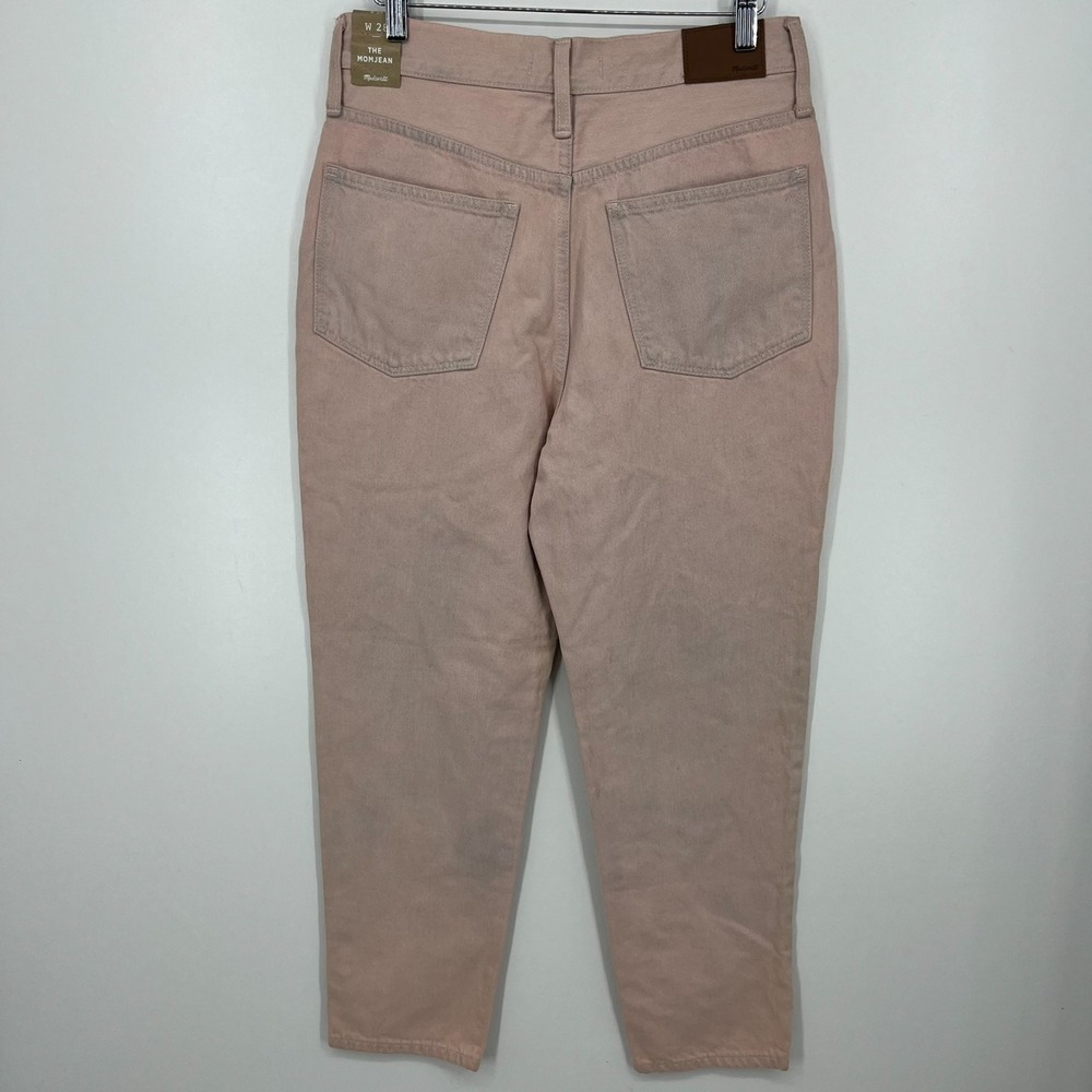 Madewell‎ Jeans Women's Size 28 Pink The Mom Jean High Rise New NWT - Picture 6 of 14